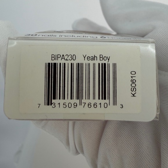 Kiss New imPRESS Press On Manicure Nails Gray White 30 Nails 6 Accents  93-52 - Picture 4 of 12